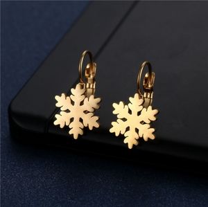 Christmas snowflake earrings